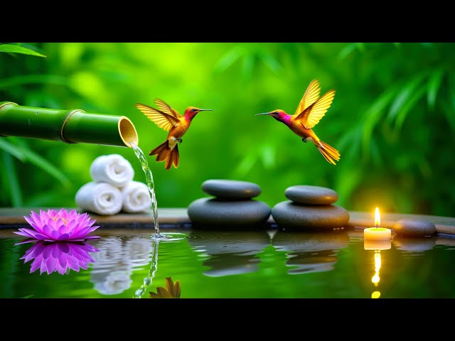 Relaxing Spa Music with Calming Water Sounds: Find Serenity and Overcome Anxiety 🌼