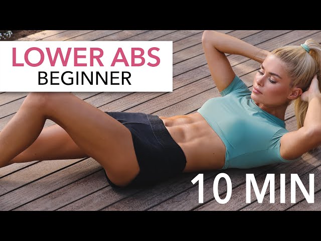 10 MIN LOWER AB WORKOUT - Beginner, with Medium Options I Pamela Reif