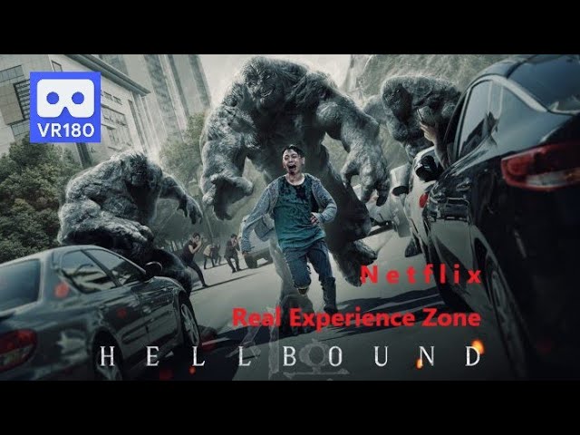 3D 180VR 4K Netflix HellBound Real Experience zone at the Shopping Mall