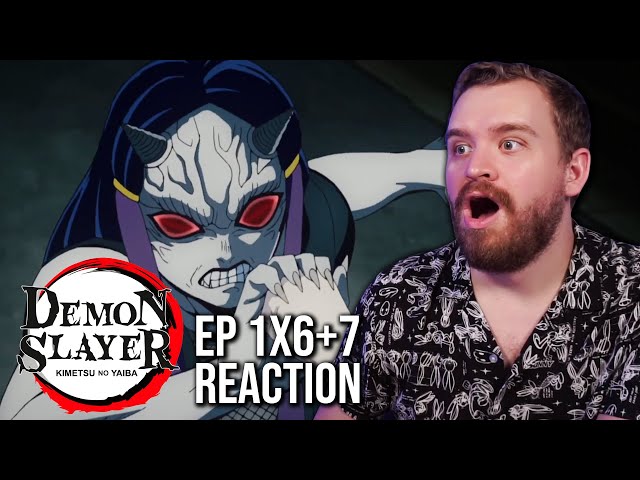 Big Bad Fedora?!? | Demon Slayer Ep 1x6+7 Reaction & Review | Ufotable on Crunchyroll