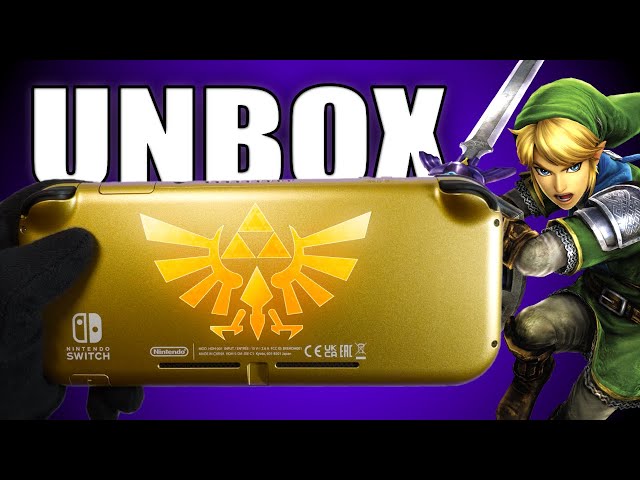 Nintendo Switch Hyrule Edition - AMSR Unboxing