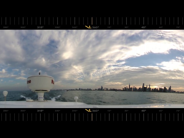 Boating on Lake Michigan & The Chicago River in Stunning 360 View