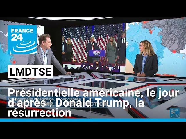 Présidentielle américaine, le jour d’après : Donald Trump, la résurrection • FRANCE 24