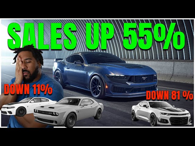 NOBODY is Buying Dodge Chargers & Challengers | Mustang sales up 55%...