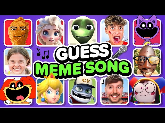 🎵🔥GUESS MEME & WHO'S DANCING🎤Salish Matter, Tenge Tenge, MrBeast, Elsa, Panda, Lay Lay, King Ferran