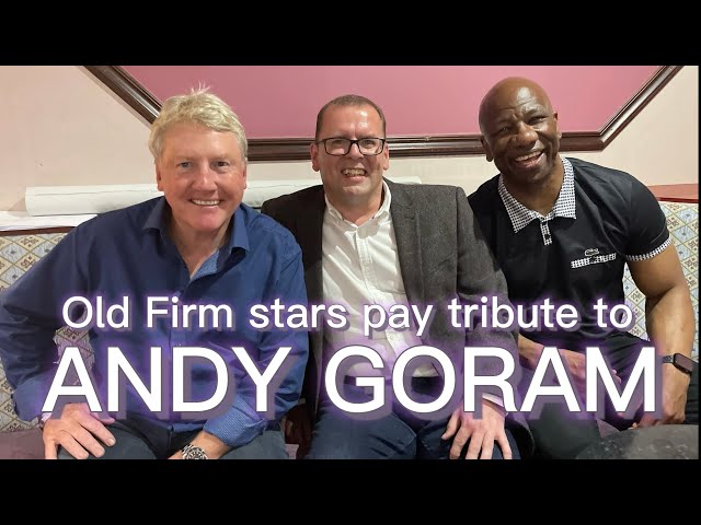 Old Firm Legends pay tribute to Andy Goram at Airdrie Workmens Club: Wed 22 June 2022