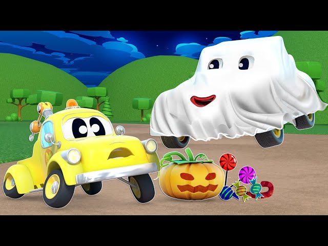 Das GRUSELIGE HALLOWEEN GEISTER RENNAUTO  | InvenTom der Abschleppwagen | Car City World App