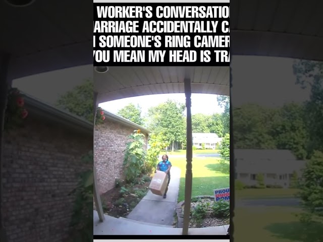 Amazon worker caught on camera talking about her head being 🗑️ #caughtoncamara #amazon #workers