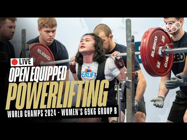 🔴  LIVE Powerlifting | Women's 69kg Group B | World Open Equipped Championships