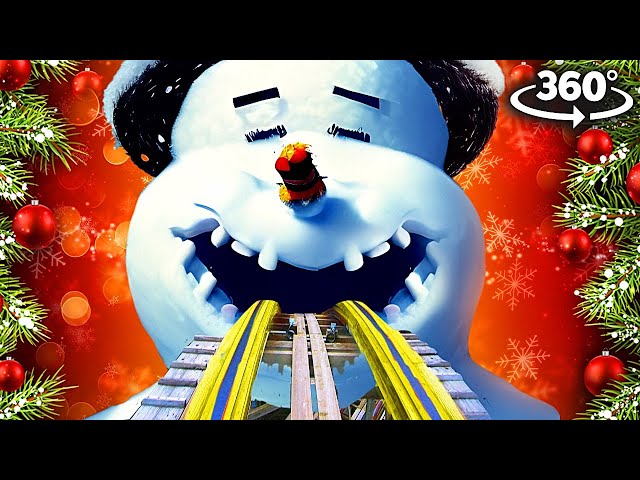 360 WINTER MERRY CHRISTMAS VR 360 Video Roller Coaster