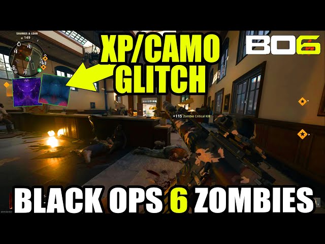 BO6 CAMO GLITCH ZOMBIES XP GLITCH ZOMBIES BO6 BLACK OPS 6 ZOMBIES GLITCH CAMO GLITCH XP BO6