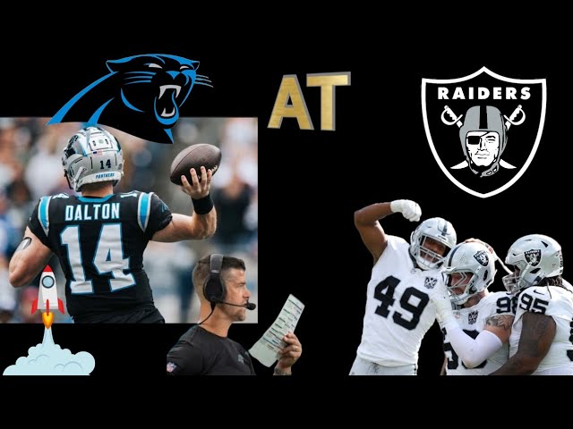 NFL WEEK 3 [PANTHERS AT RAIDERS] @ClawsOnTurf #carolinapanthers #lasvegasraiders #nfl #football