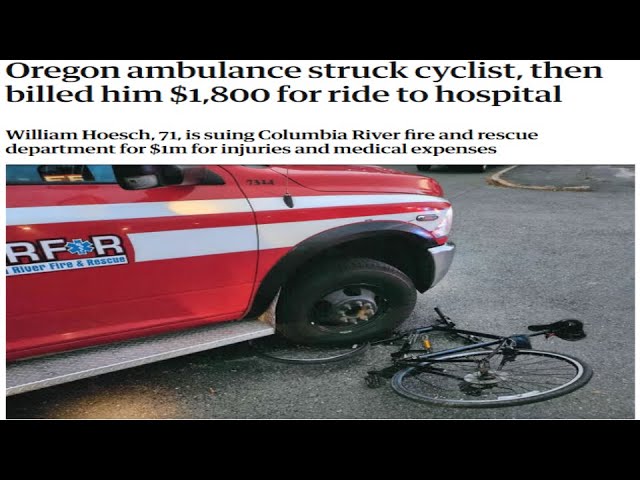 Ambulance Hits Man Then Charges $1,800 for Hospital Ride