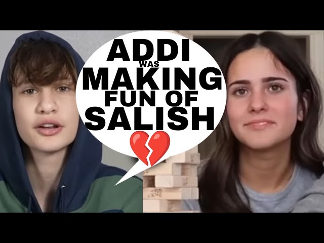 Addi CAUGHT MAKING FUN Of Salish Matter in front of Nidal Wonder?! 😱😳 **Video Proof**