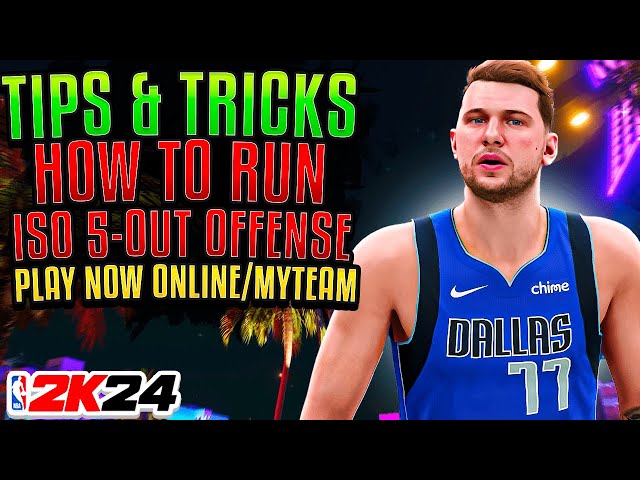 How To Run ISO 5-OUT OFFENSE To EXPOSED OFF BALL DEFENSE! NBA 2K24 Best Offensive Tips