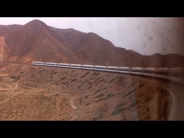 Gobi Desert Express Train Lanzhou - Beijing (part 1) 直达特快列车兰州北京