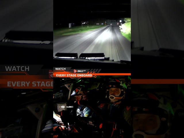 Rallying at night is INSANE 🤯