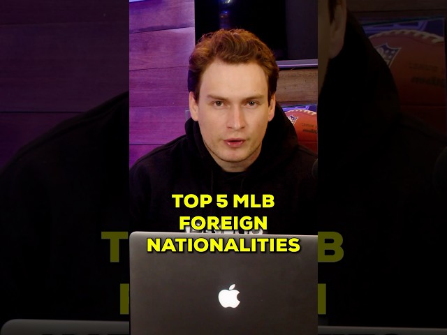 Top 5 Foreign Nationalities in MLB 2024 #Shorts