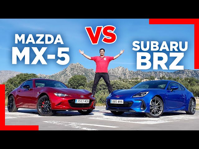 MAZDA MX-5 RF vs SUBARU BRZ 2023 | COMPARATIVA A FONDO | ¡AQUÍ SOLO NOS IMPORTA LA DIVERSIÓN!