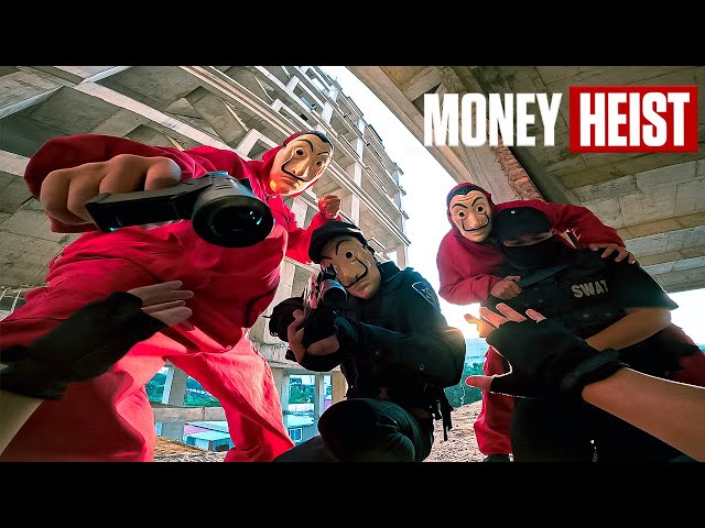 Money Heist Parkour vs POLICE Escape Chase || ''GOLD RUSH'' (Epic Live Action POV) 2.0