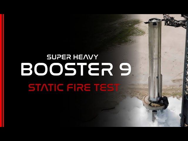 LIVE! SpaceX Booster 9 Static Fire Test