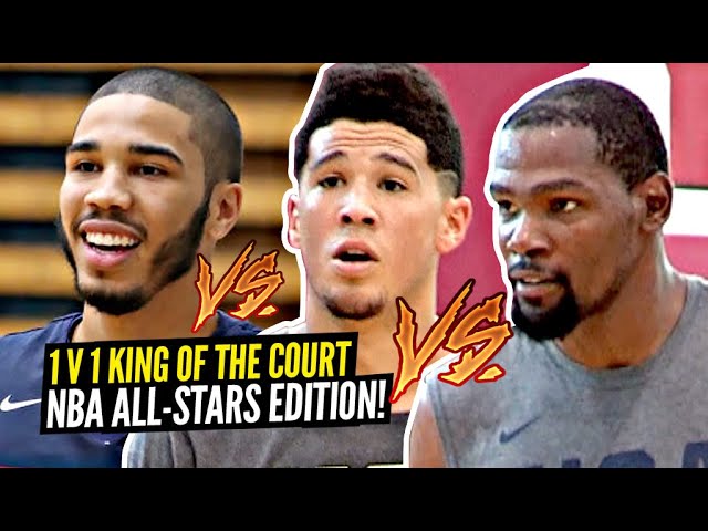 1v1 King of The Court NBA All-Stars Edition!! Kevin Durant, Paul George, Devin Booker GO AT IT!