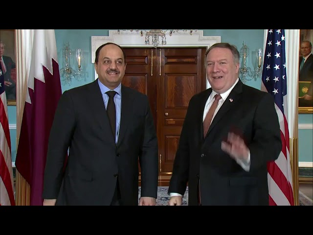 Secretary Pompeo Meets with Qatari Deputy Prime Minister al-Attiyah