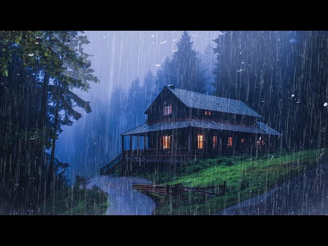 Perfect Rain Sounds For Sleeping And Relaxing - Rain And Thunder Sounds For Deep Sleep, Study, ASMR