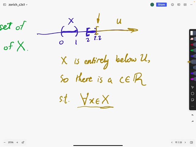 Real Analysis - 0011 - C2S1 LUB and sup Theorems