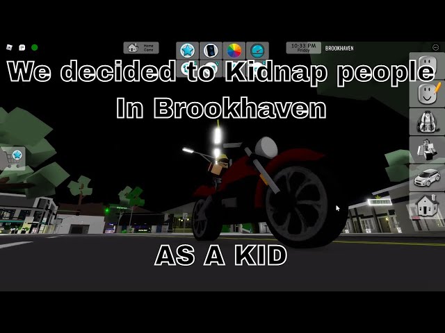 (Roblox) We decided to KIDNAP people in Brookhaven as a KID, and THIS happened! (360* Video)