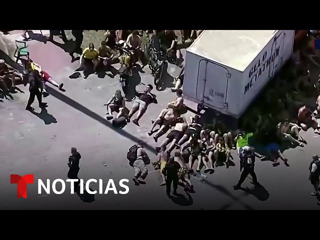 Fans del fútbol protagonizan hechos violentos en Brasil y España | Noticias Telemundo