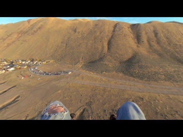 Paraglide at 'Point of the Mountain'