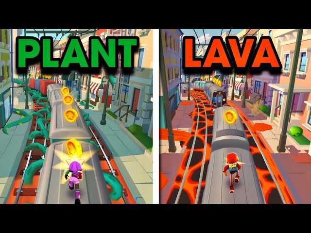 🌱 PLANT INVASION vs. 🌋 LAVA FLOOR | Subway Surfers