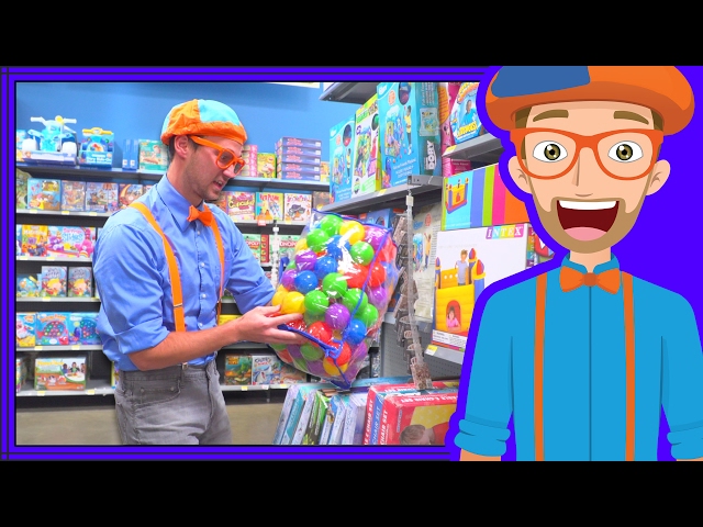 Blippi Toy Store | Educational Videos for Preschoolers