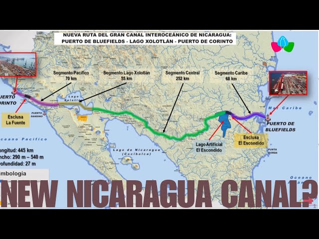 Breaking News in Nicaragua 🇳🇮 New Canal Route Announced by Daniel Ortega