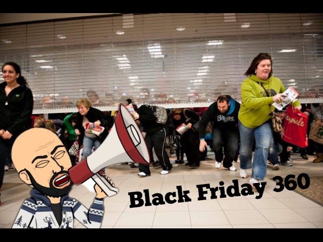 BLACK FRIDAY NOS EUA. ANTEÇÃO VIDEO EM 360 GRAUS.