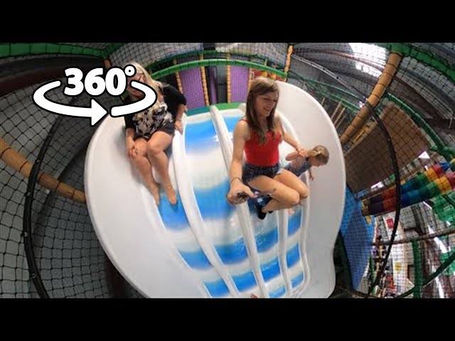 360 VR - Joining in with the Kids in the Indoor Play Area at Shepherds Place Farm