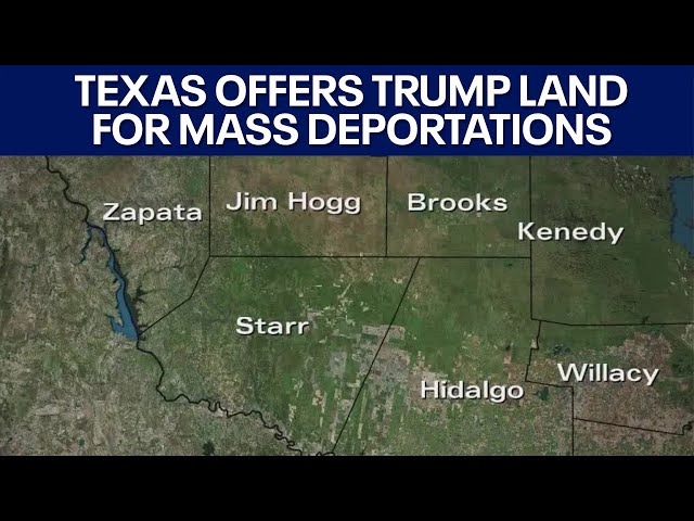 Mass deportation plan: Texas offers Trump land | FOX 7 Austin