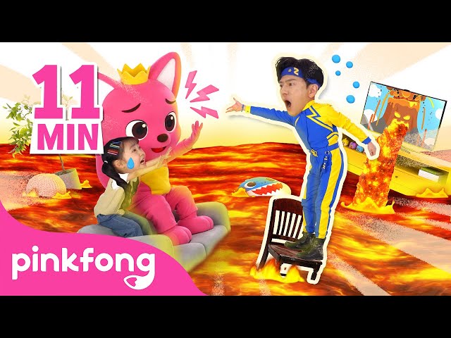 🔥 Super Solver Sammy More and More | The Floor Is Lava + More | Pinkfong Baby Shark Kids Song