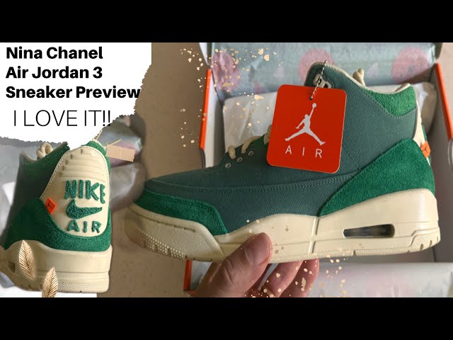 Nina Chanel Air Jordan 3 Preview | I ordered the wrong size lol