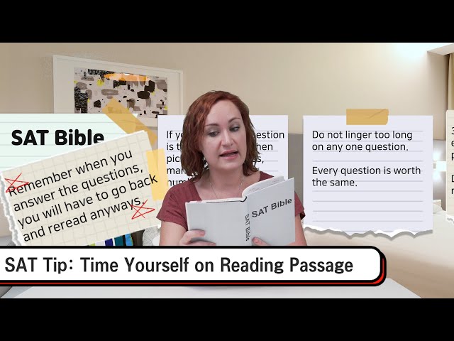 SAT Tip: Time yourself on the reading passage | SAT Prep | Short Story | Excel Academy