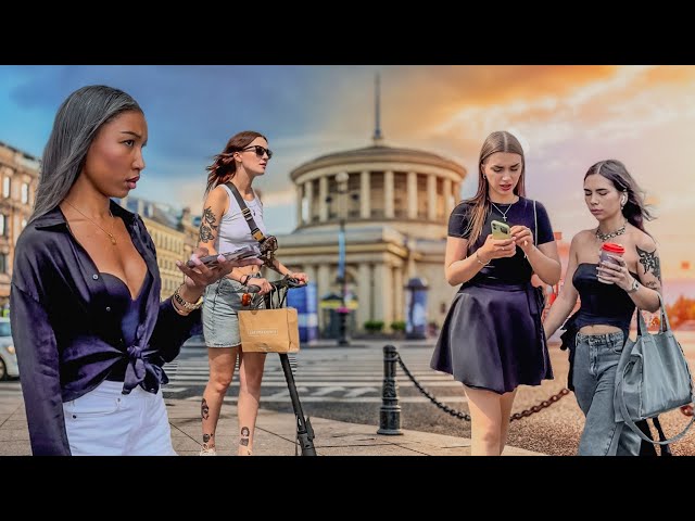 🔥 Sanctions Destroyed Russia's Glamour! Day Walk 2024 | St. Petersburg City Tour - 4K HDR