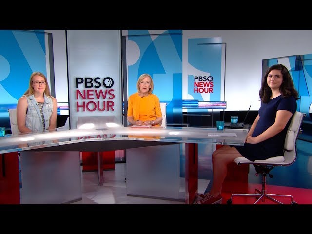 Judy Woodruff and Wisconsin PBS NewsHour Student Reporting Labs Students