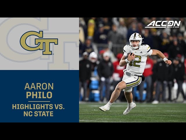 QB Aaron Philo Leads Georgia Tech To A Late Comeback Win