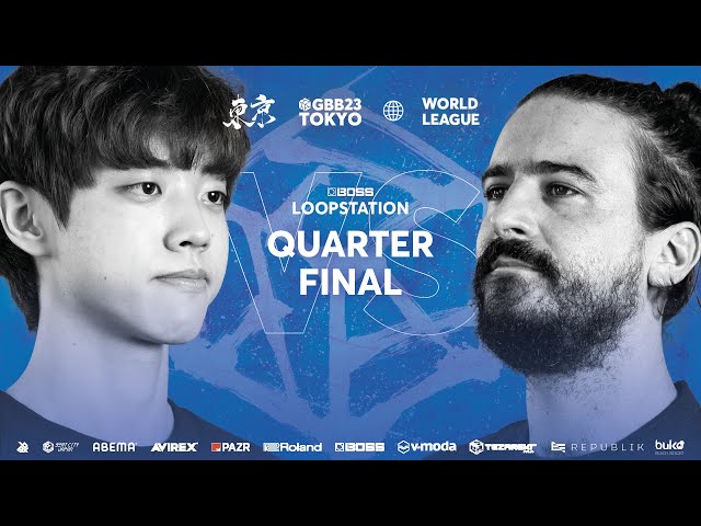 DICE 🇰🇷 vs ROBIN 🇫🇷 | GBB 2023: WORLD LEAGUE | BOSS LOOPSTATION CHAMPIONSHIP | Quarterfinal