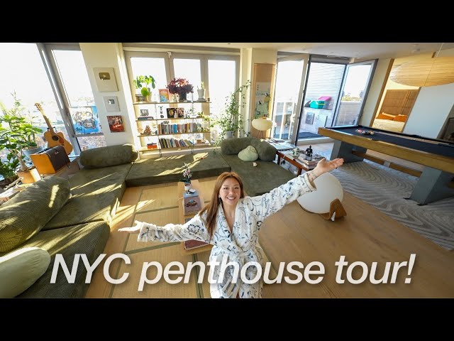 $13,000 NYC PENTHOUSE TOUR | LIVING IN NYC ALONE AT 21