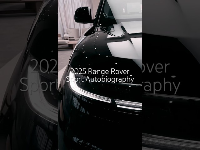 'The 2025 Range Rover Sport 'BLACK' | Autobiography #rangeroversport