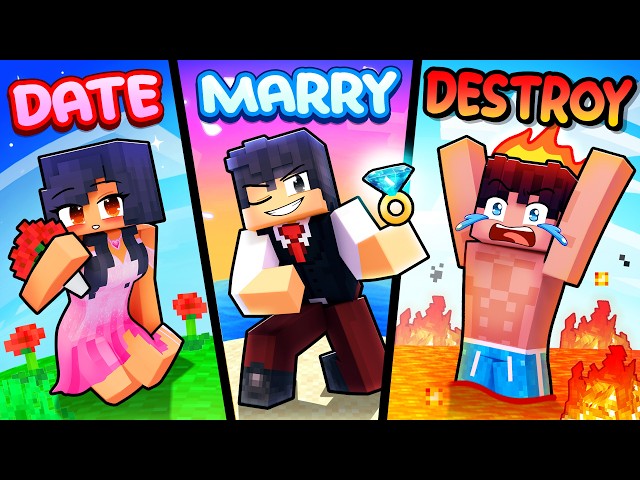 Minecraft but DATE MARRY DESTROY!