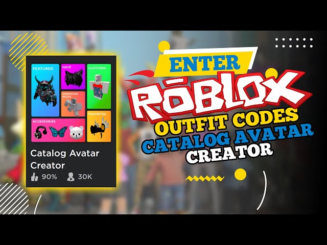 How to Put Outfit Codes in Catalog Avatar Creator (2024)