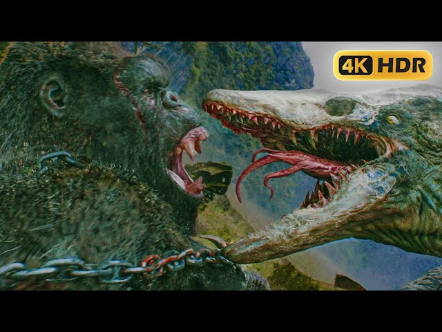 The King’s Return: Kong’s Top Fight Scenes | 4K HDR | Skull Island | Full Movie Review 2024